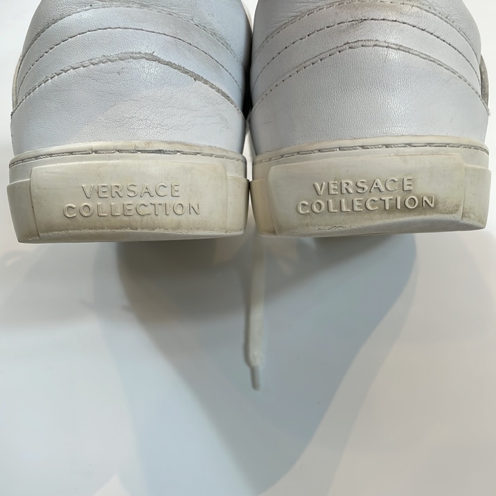 Versace Sneaker Sneakers Designer Size 44 US 11 White - Picture 12 of 13